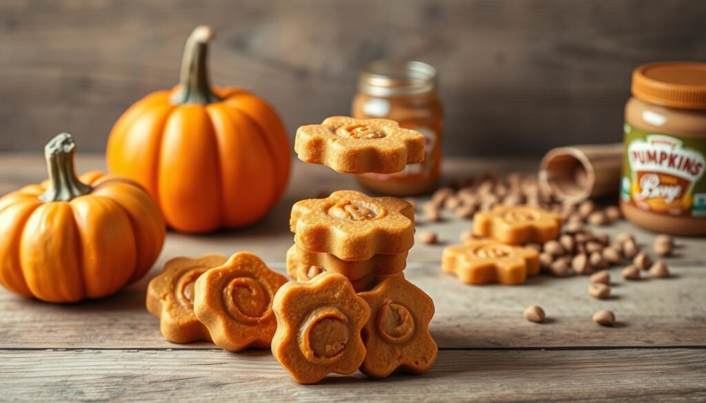 pumpkin peanut butter dog treats recipe