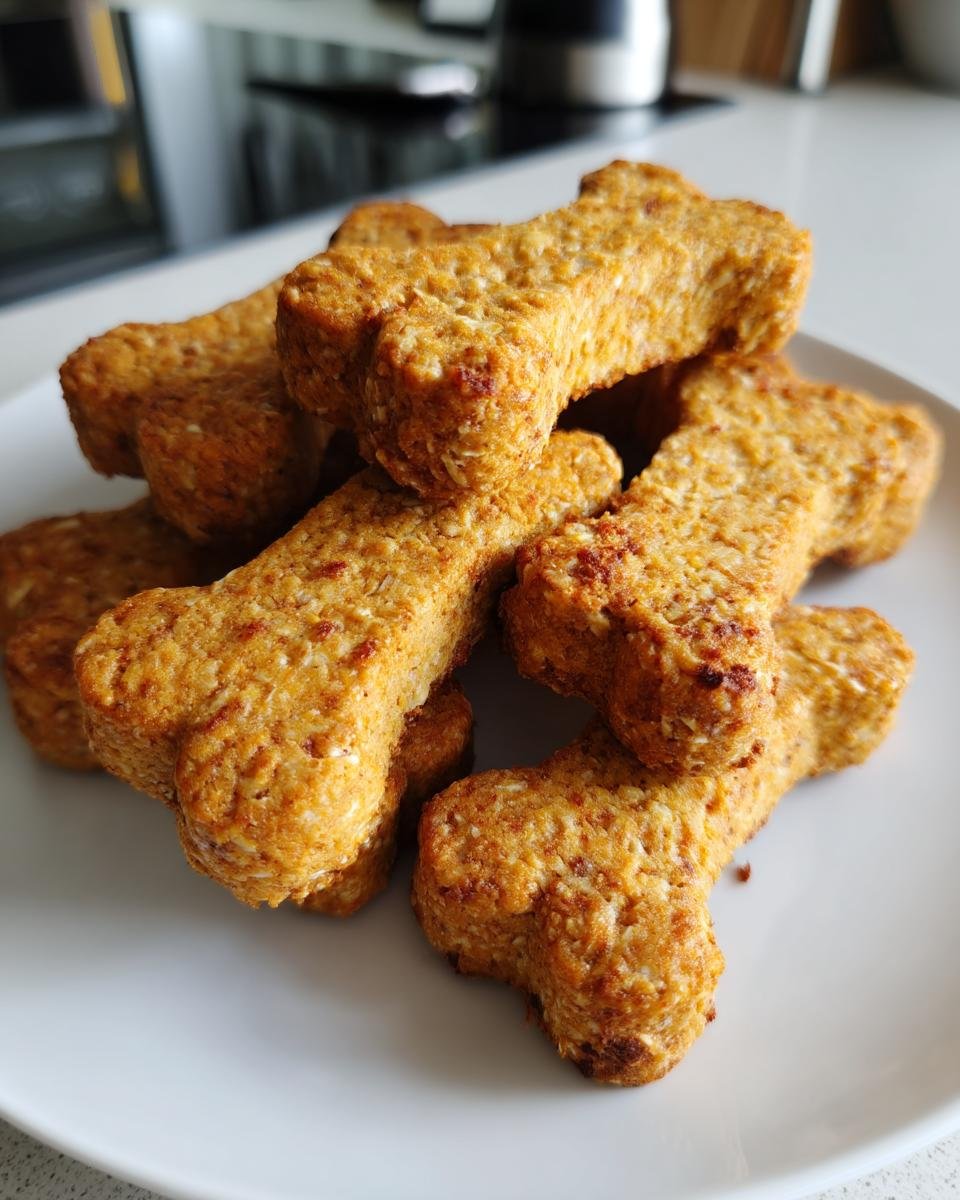 banana oat dog treats - detail 2