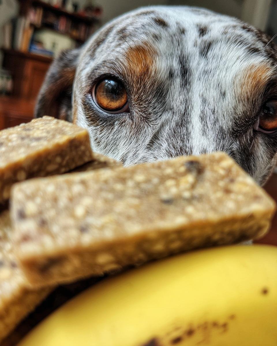 banana oat dog treats - detail 2