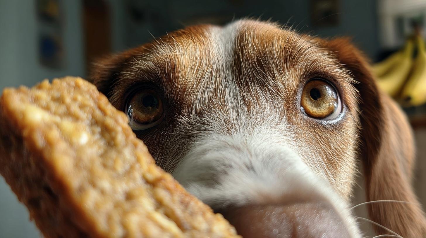 banana oat dog treats