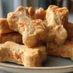 carrot peanut butter dog treats