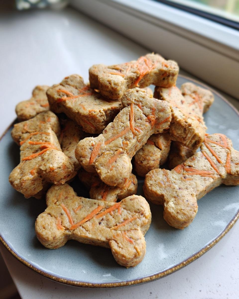 carrot peanut butter dog treats - detail 3