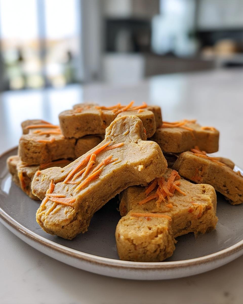 carrot peanut butter dog treats - detail 4