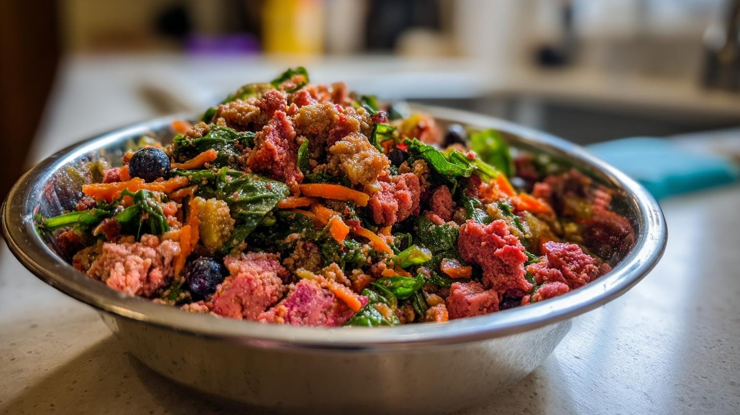 daily raw food portions for dogs