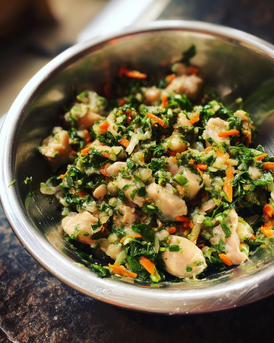homemade raw dog food with chicken - detail 2