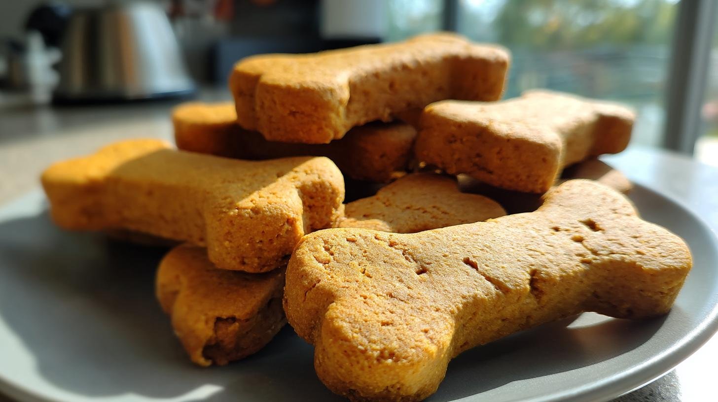 pumpkin dog cookies