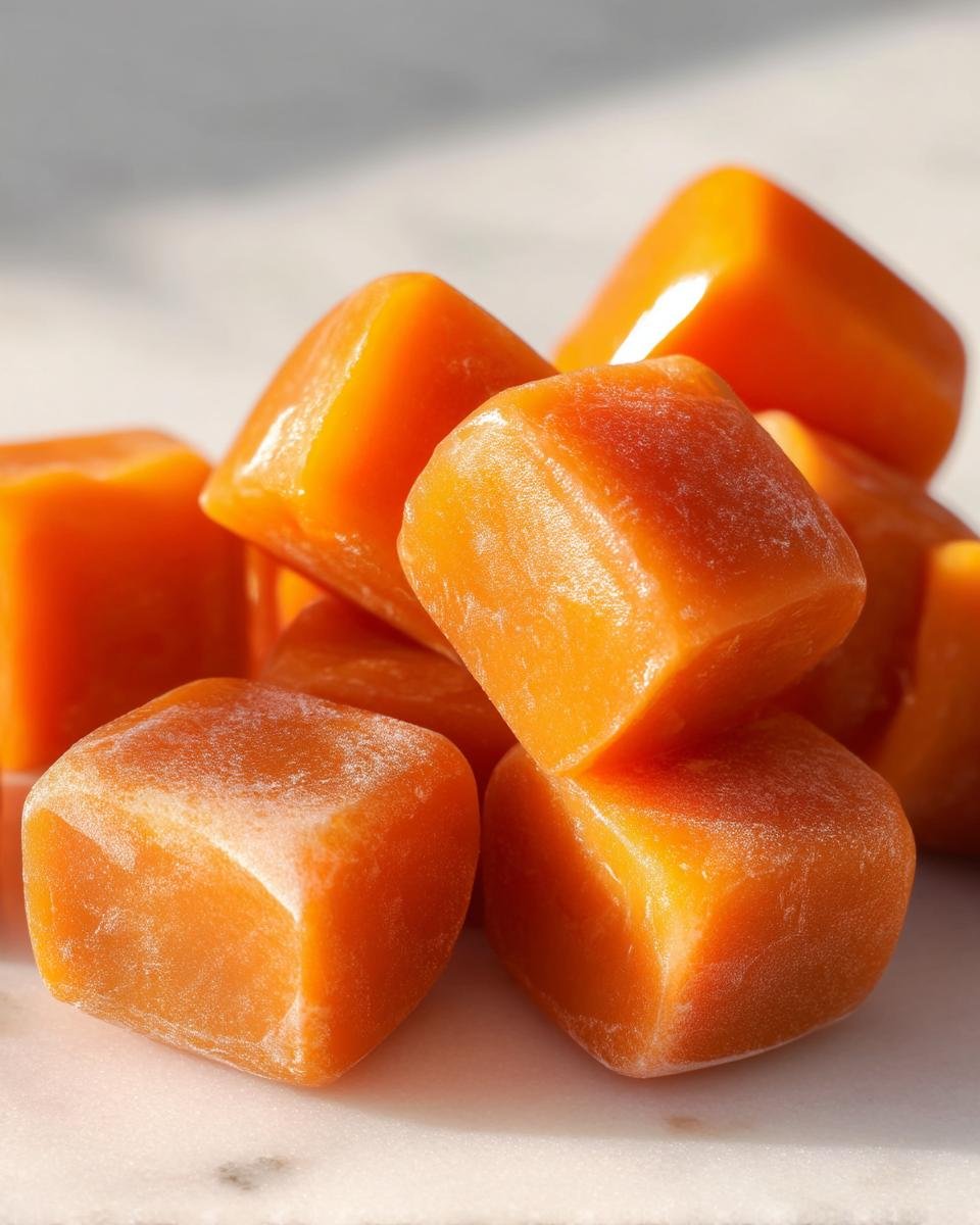 pumpkin frozen dog chews - detail 4