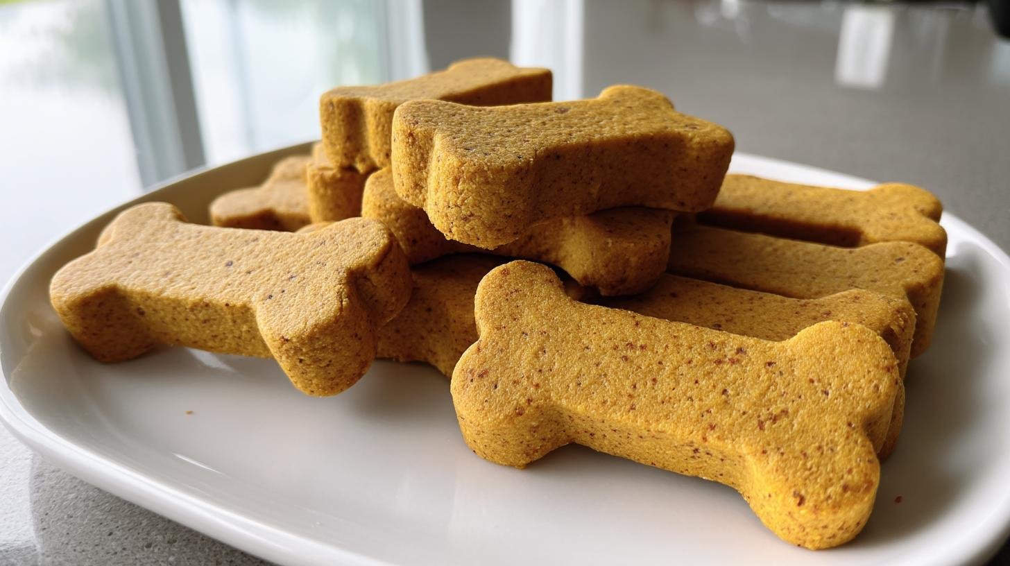 pumpkin spice dog biscuits - detail 3