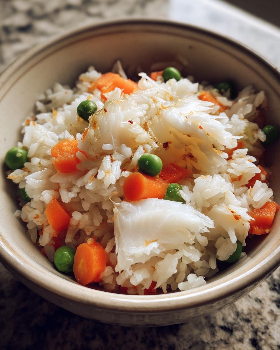 puppy food with fish and rice - detail 1