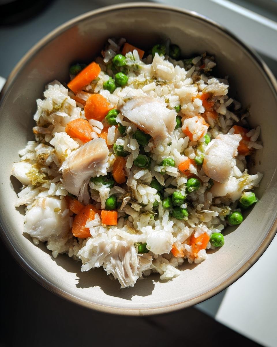 puppy food with fish and rice - detail 4