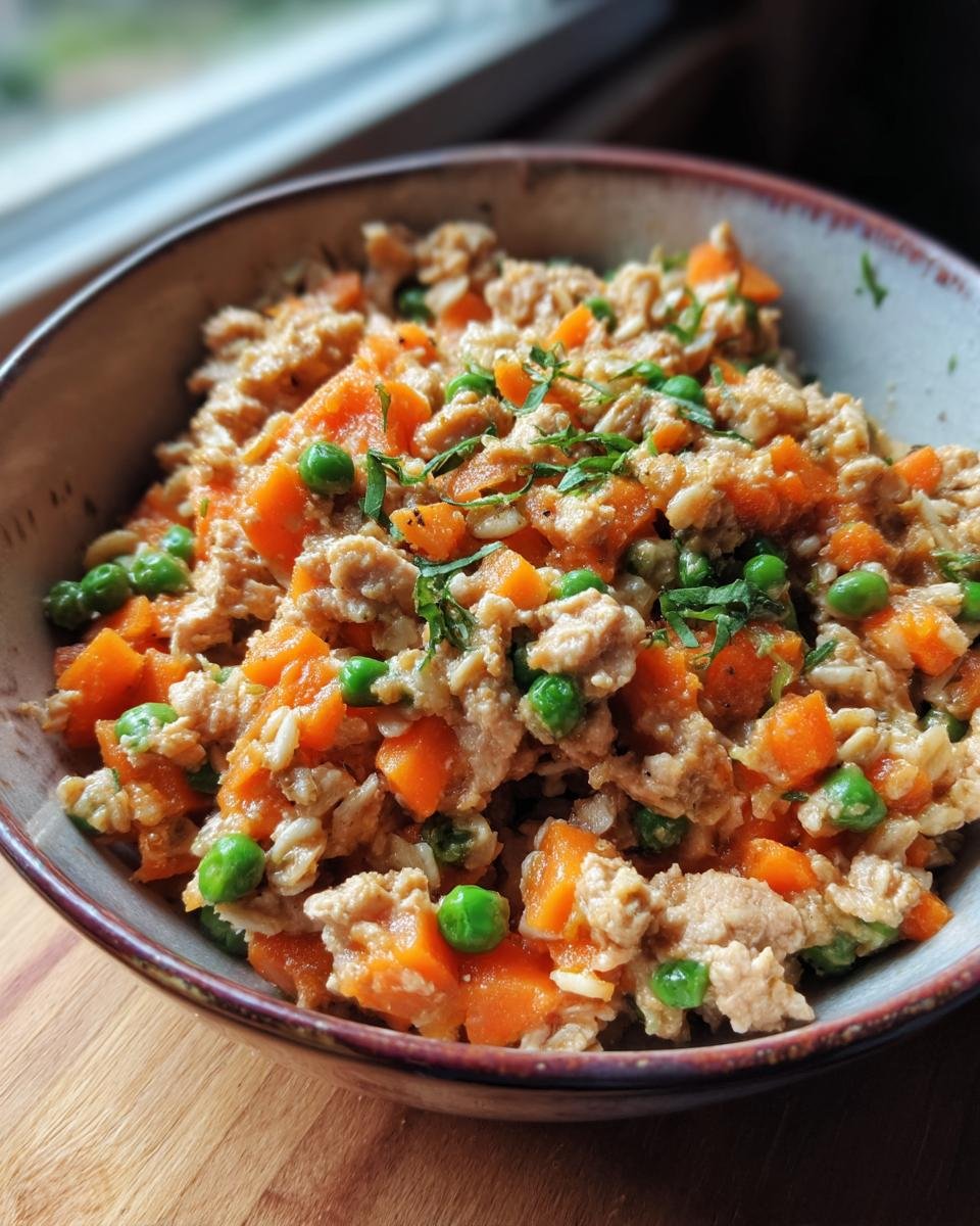puppy food with oats and veggies - detail 2