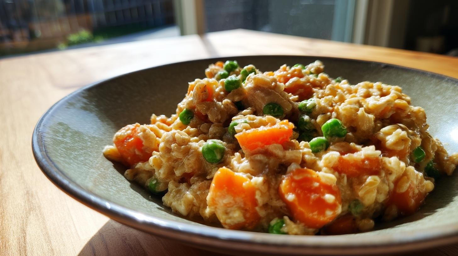 puppy food with oats and veggies - detail 6