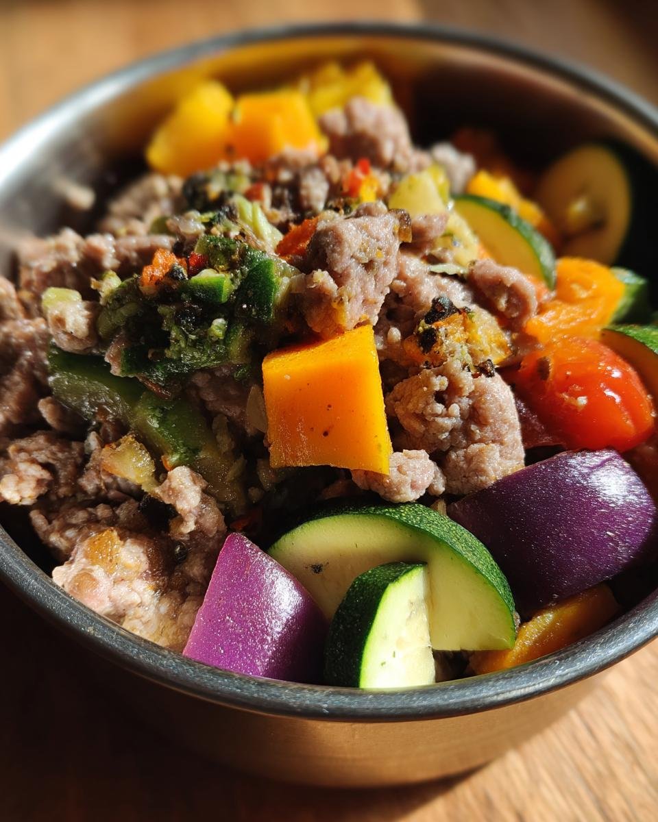 raw dog food meal prep - detail 3