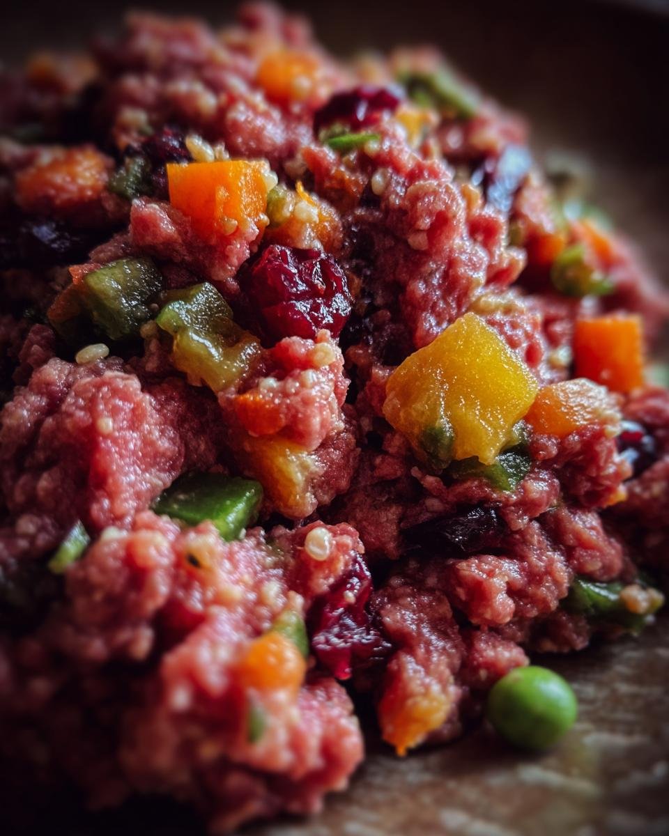 raw dog food meal prep - detail 5