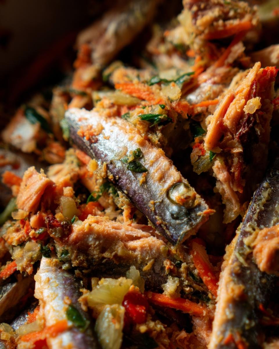 raw dog food with sardines - detail 3