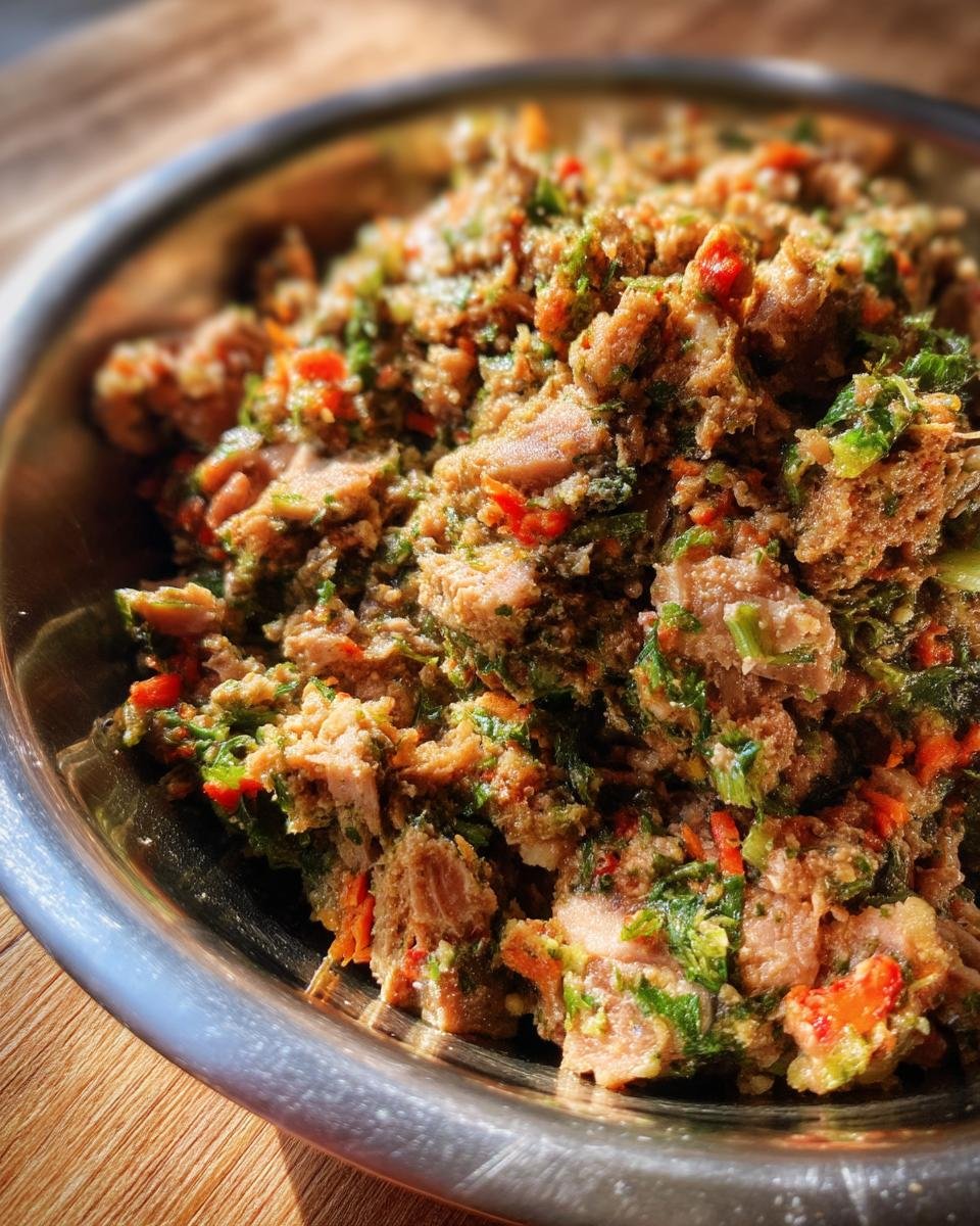 raw dog food with sardines - detail 5