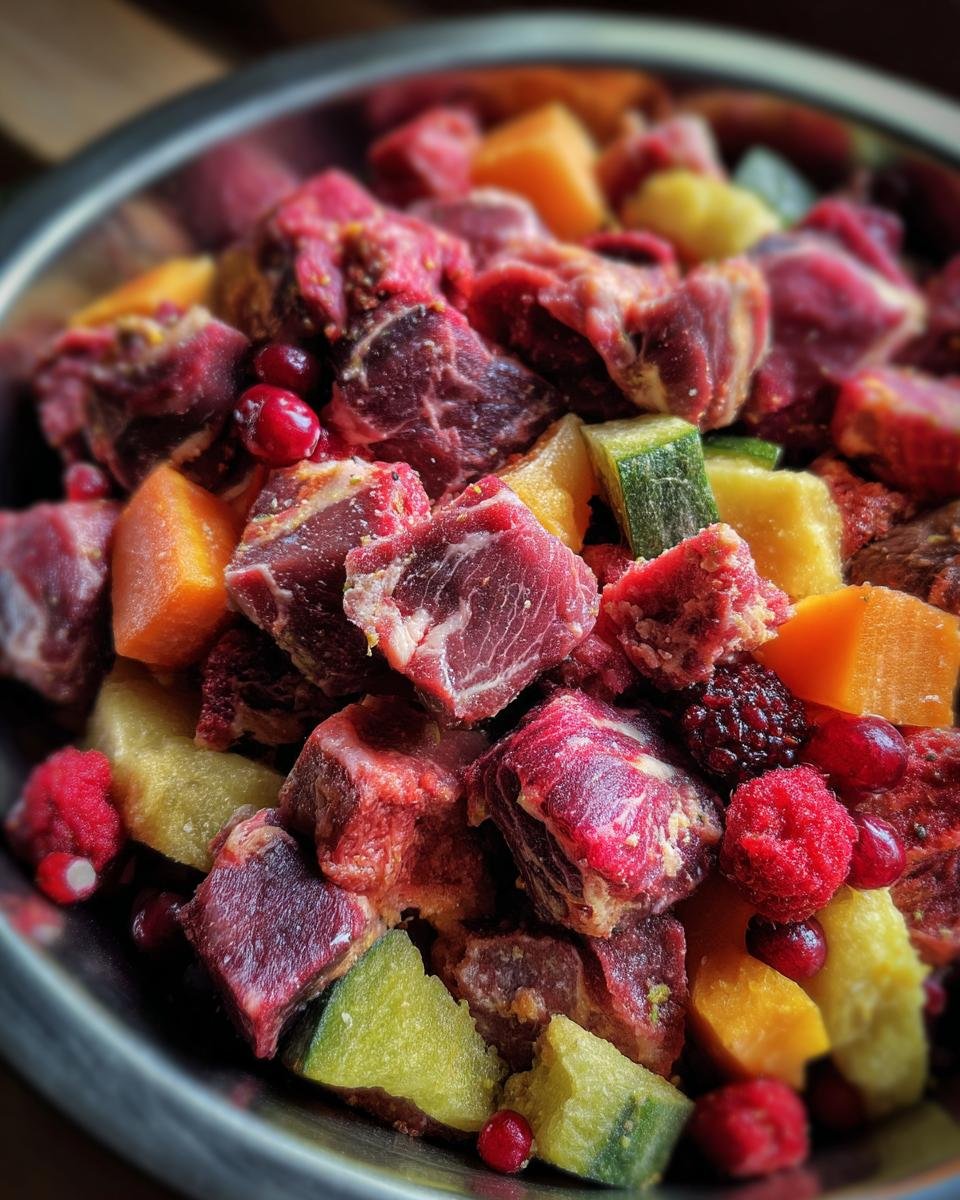 raw lamb dog food - detail 1